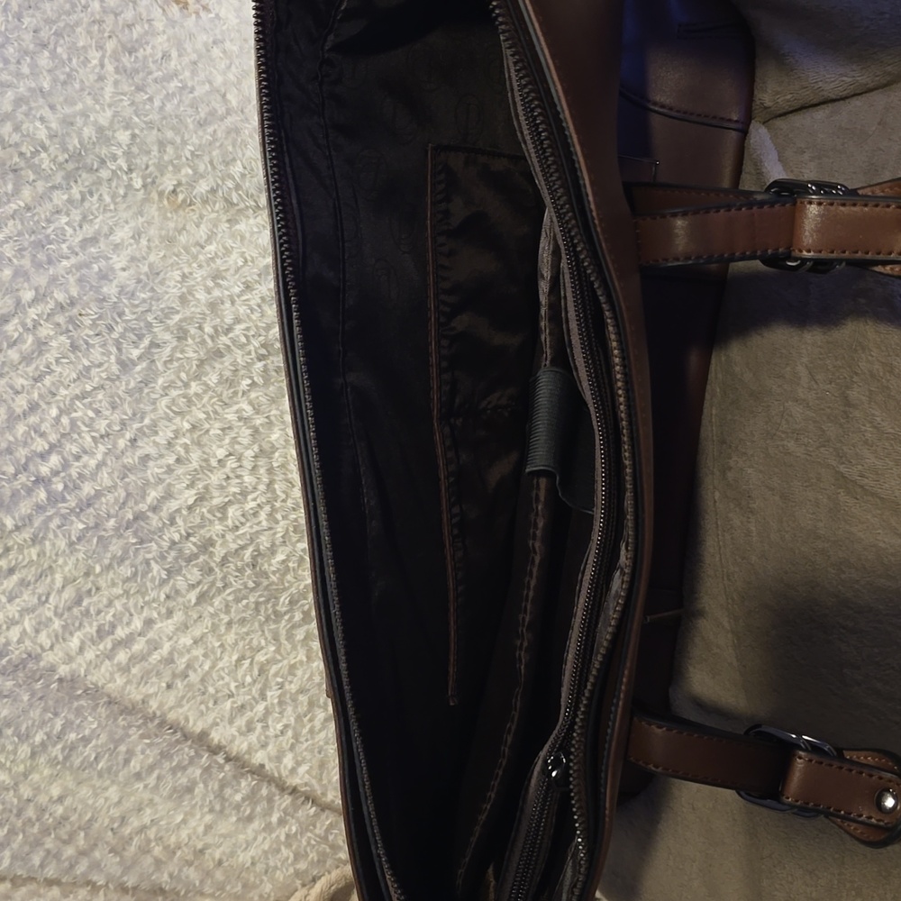ZMSNow Brown Laptop Bag - Picture 3 of 4